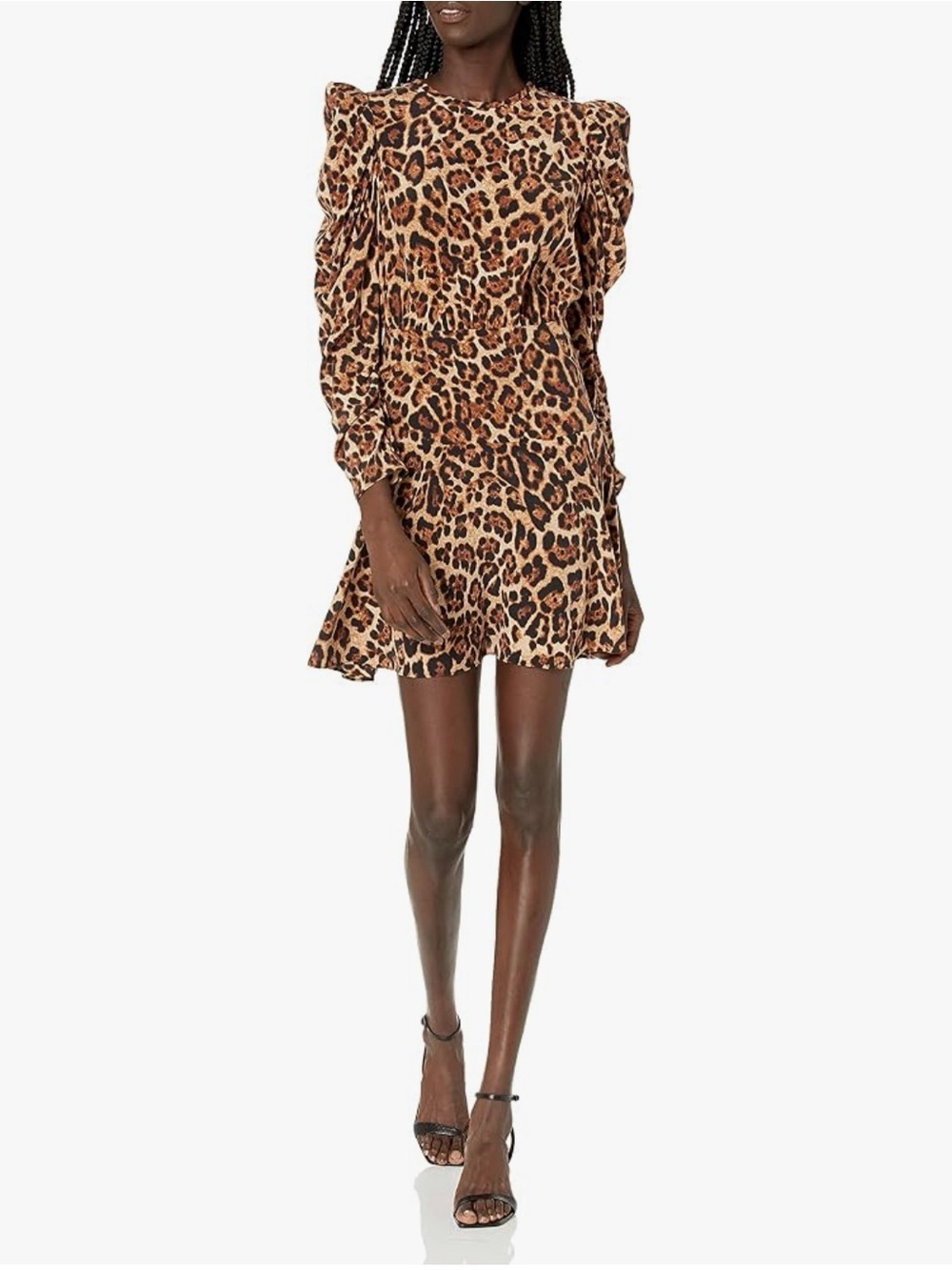 Joie Celyn 100% Silk Leopard Print Mini Dress NWT Size 00